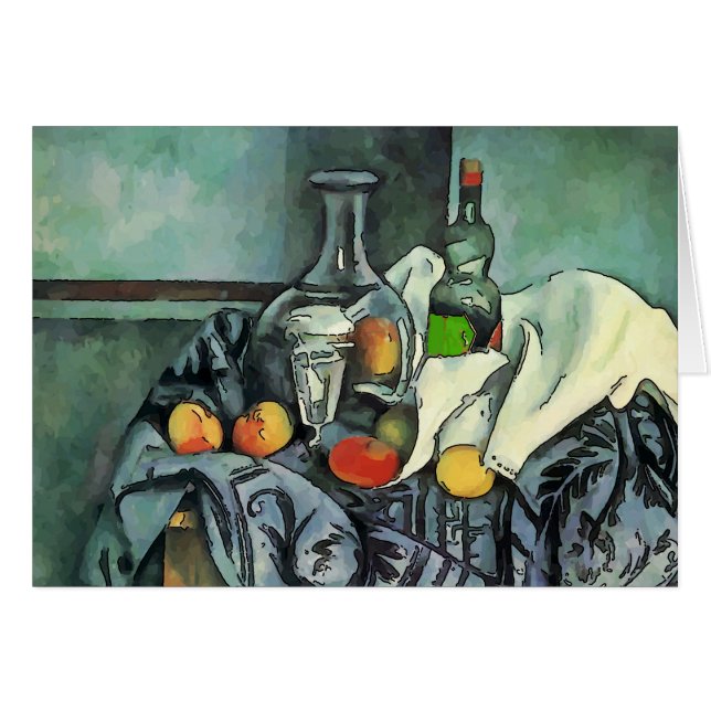 Fruktens och Vin Hälsningskort (Framsidan Horizontal)