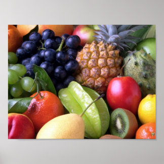 frukter-82524 frukter, bär, exotisk ananas P Poster