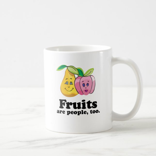 Frukter är också människor kaffemugg (Höger)