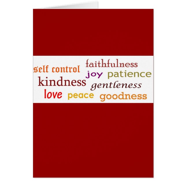 Frukter av anden hälsningskort (Framsidan)