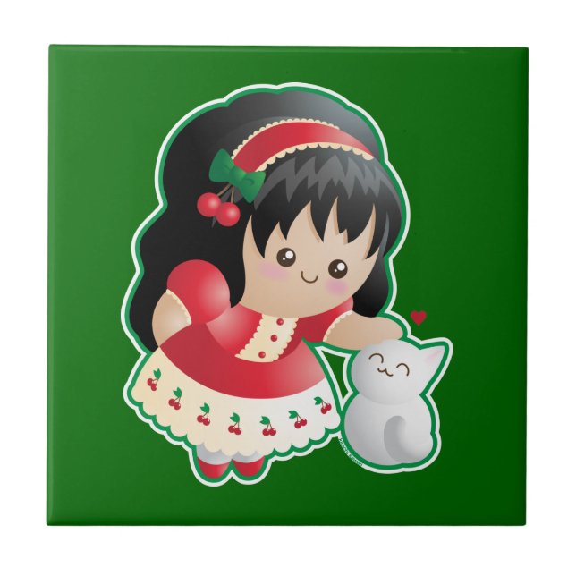 Frukter av anden: Vänlighet Kakelplatta (Framsidan)