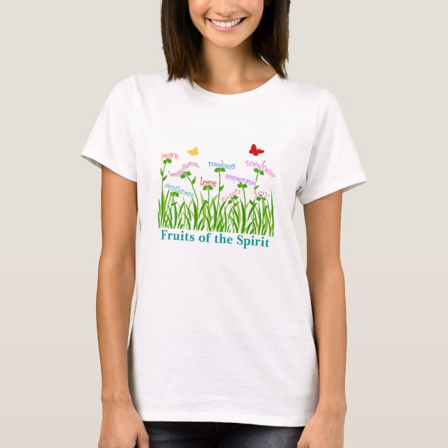 Frukter av andeträdgårdskjortan tee shirt (Framsida)