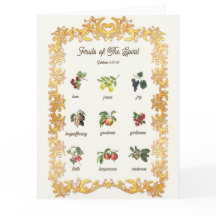 Frukter av den blåa skriften Bible Verse