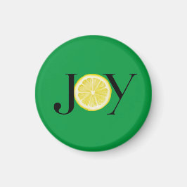Frukter av Grönten Magne, "Joy", i spritcitronsegm Magnet