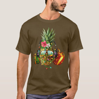 Frukter av Julafton från Julgran, stift och ananas T Shirt