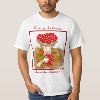 Frukter av skogamanitaen Muscaria Tee Shirt