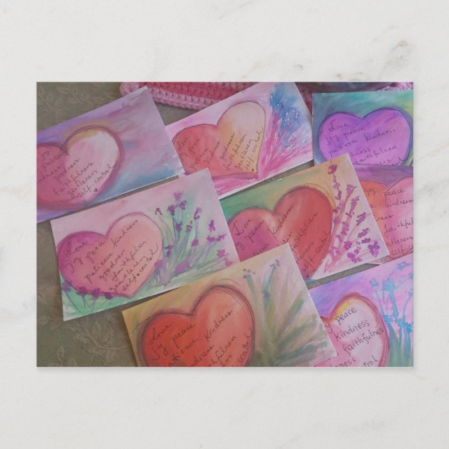 frukter av sprit vykort (Framsida)