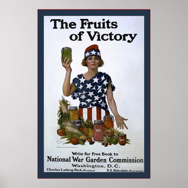 Frukter från Victory~Vintage Världskrig 1 Poster (Framsidan)