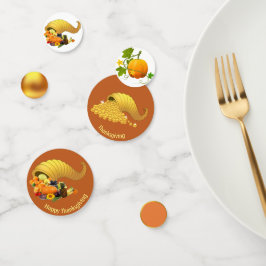 Frukter & Guld Thanksgiving Bordskonfetti