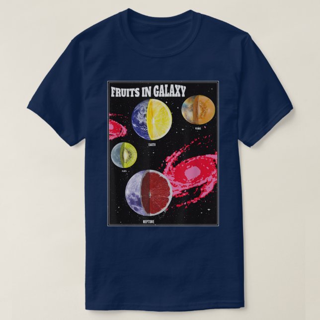 Frukter i Galay, frukt, grönsaker, t Shirt (Design framsida)