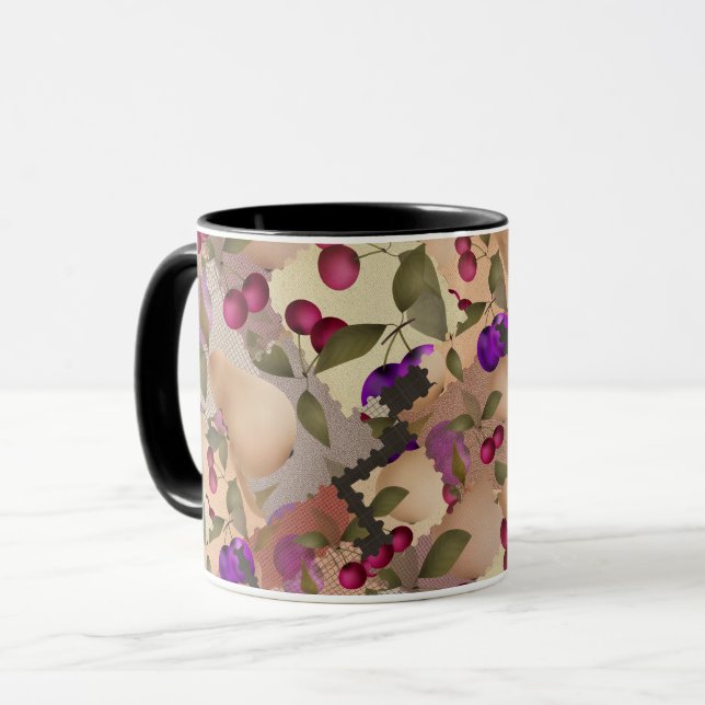 Frukter, lapptäcke kaffekopp (Framsida vänster)