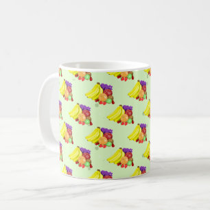 Frukter Mönster Kaffemugg
