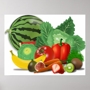 Frukter och grönsaker poster