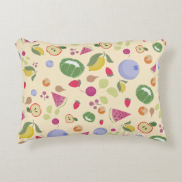 frukter och grönsaker prydnadskudde