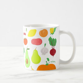 Frukter och grönsakmugg kaffemugg