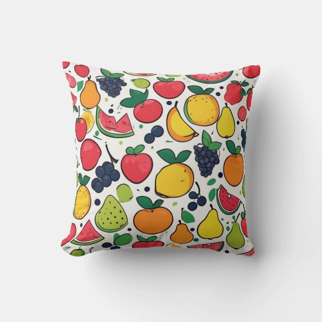 frukter Pillow Cushion Kudde (Framsida)