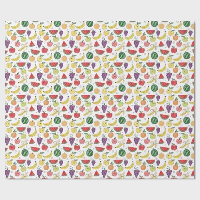 frukter presentpapper (Platt)