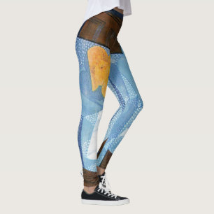 Fruktfat av Juan Gris, Vintage kubism stilleben Leggings