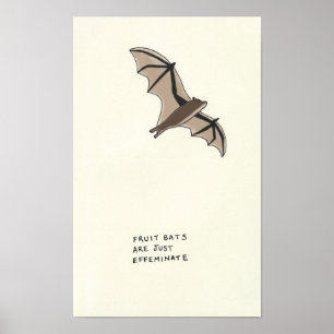fruktfladdermösssmåsaker poster