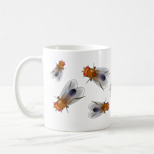 Fruktfluga - Drosophilamelanogastermugg Kaffemugg