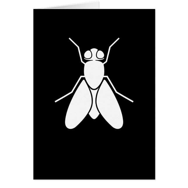 Fruktfluga Hälsningskort (Framsidan)