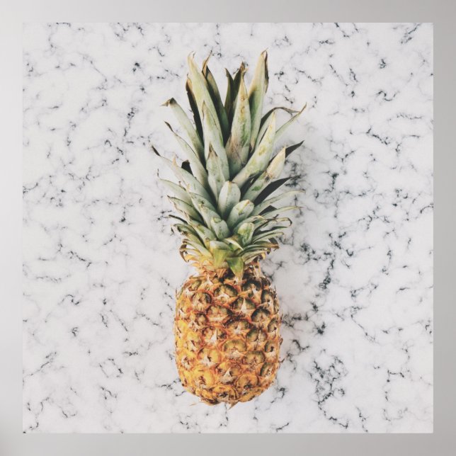 Fruktfoto av ananas poster (Framsidan)