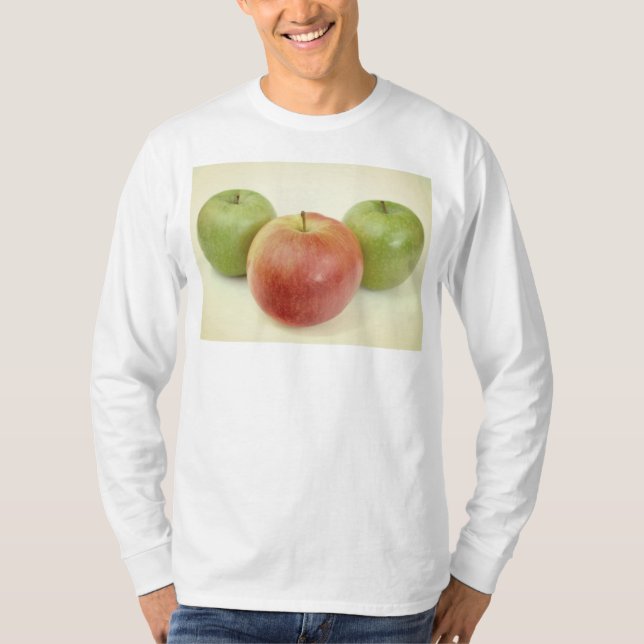 fruktfoto för äpplen t shirt (Framsida)
