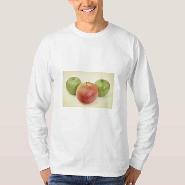 fruktfoto för äpplen t shirt (Framsida)