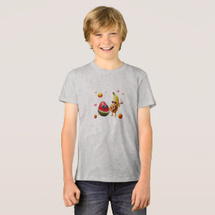 Fruktfullt Roligt Ansikte Manar Basic T-Shirt