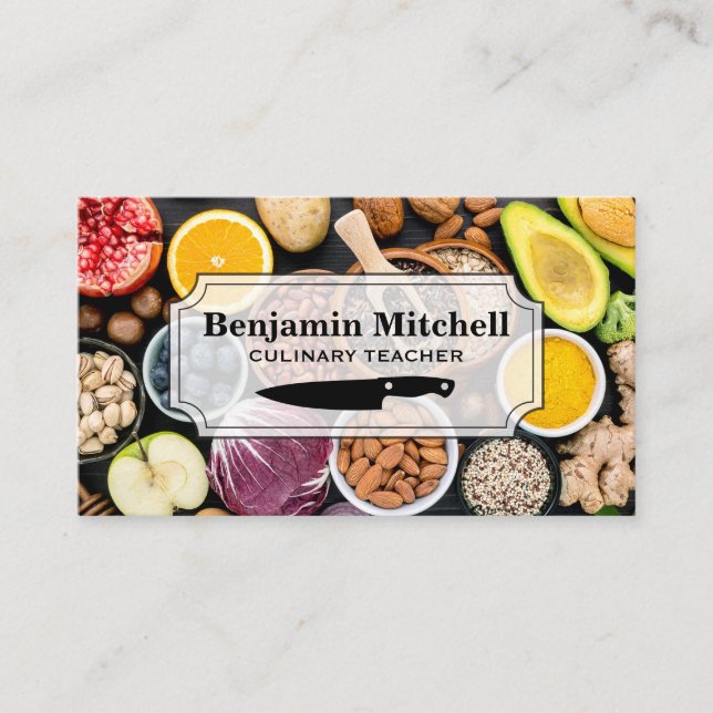Fruktgrönsaker | Culinary Chef Visitkort (Framsida)