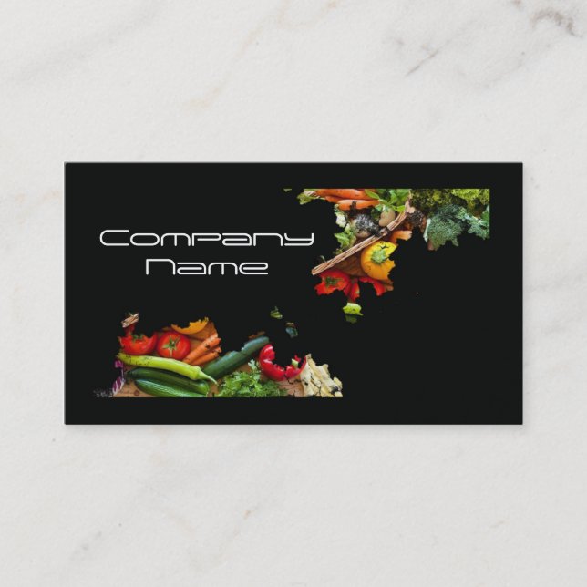 Fruktgrönsaker/sunt liv/vegetariskt kort (Framsida)