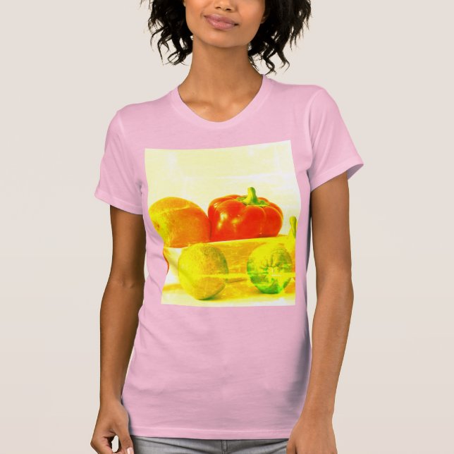"Fruktgrönsaker" Utfoto. Köp nu T Shirt (Framsida)