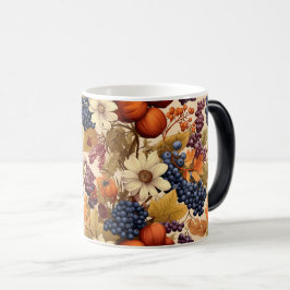 Frukthösten Harvest Seamless Mönster Magisk Mugg