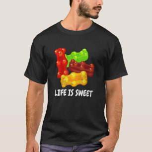 Fruktig Candy Gummy Bear Life är Sweet Manar Women T Shirt