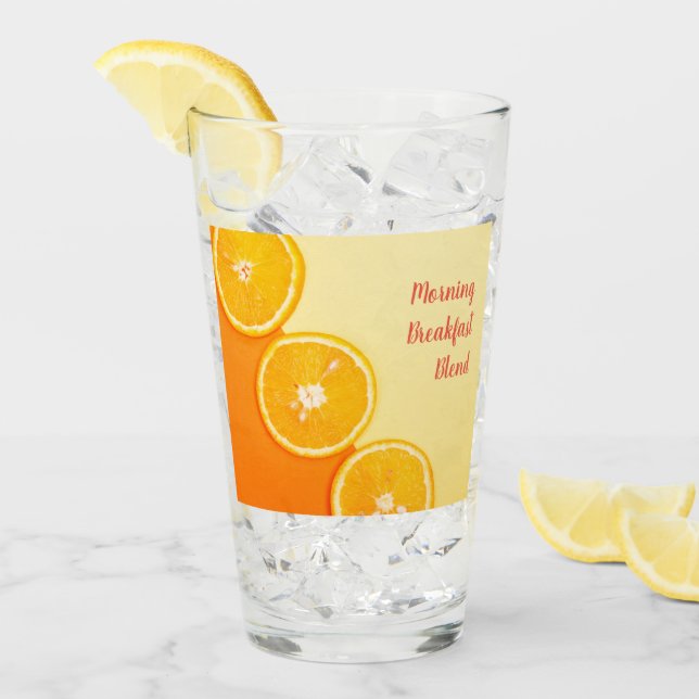 Fruktig Smoothie Frukostblandning Hälsa Fitness Glaskopp (Framsida Ice)