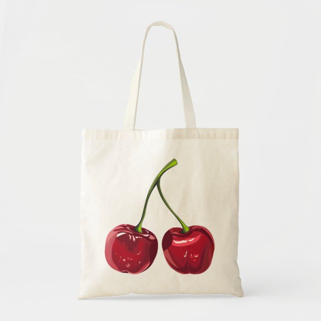 Fruktig sommarshoppingväska tygkasse (Framsidan)