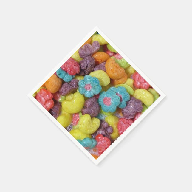 Fruktig spannmål pappersservett (Hörn)