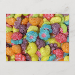 Fruktig spannmål vykort
