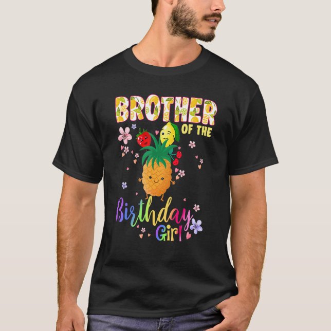 Fruktig TEMA-bror till dagstjejen T Shirt (Framsida)