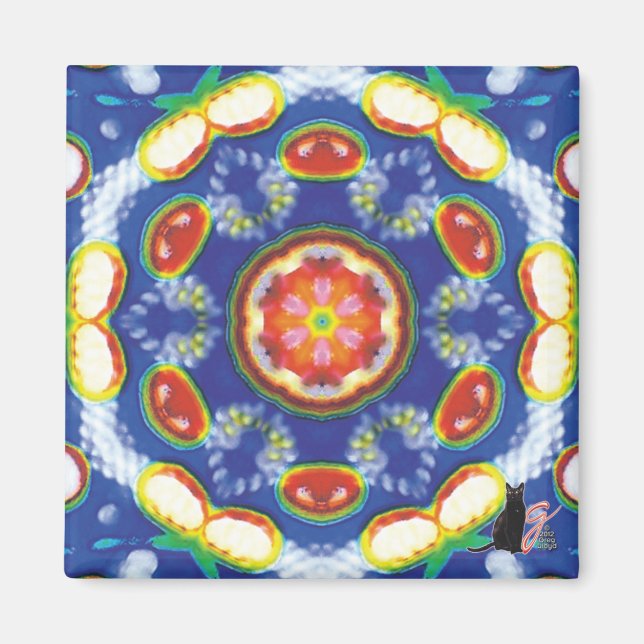 Fruktig Tooty Kaleidoscope Magnet (Framsidan)