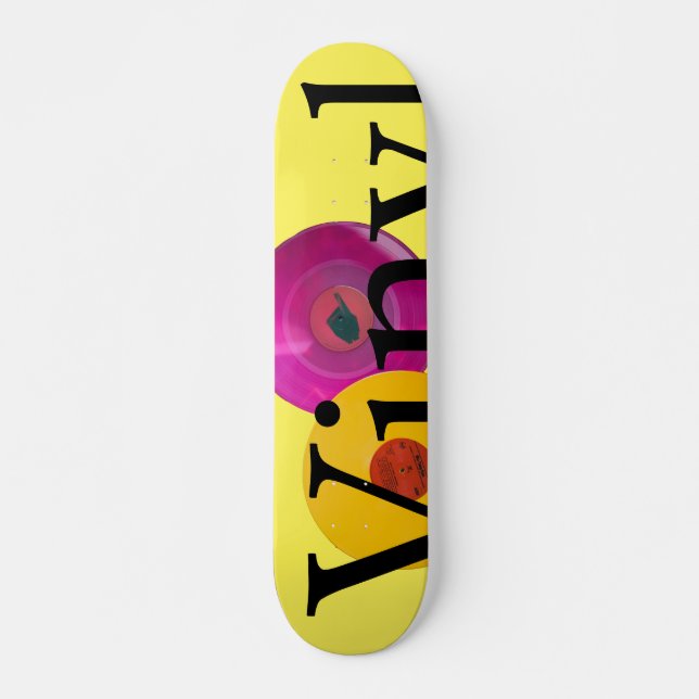 Fruktig vinyl mini skateboard bräda 18,5 cm (Framsida)