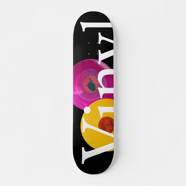 Fruktig vinylbk mini skateboard bräda 18,5 cm (Framsida)