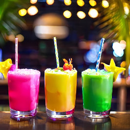 Fruktiga drinkdrycker underlägg