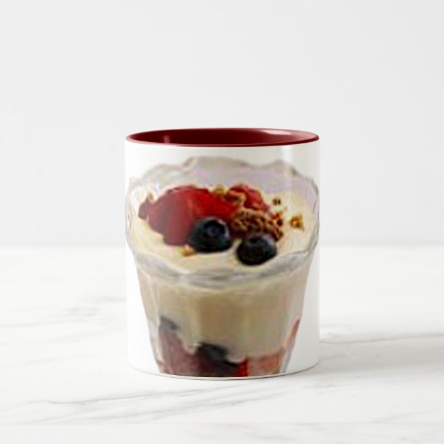 Fruktiga italienska Sundae Två-Tonad Mugg (Center)