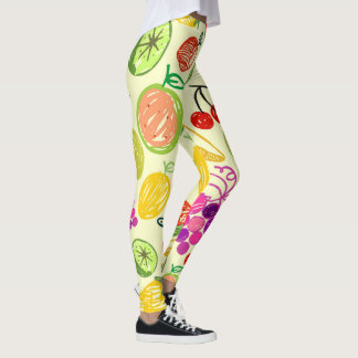 Fruktiga Mönster Leggings