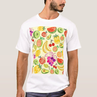 Fruktiga Mönster T Shirt