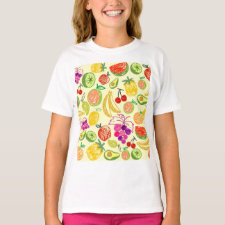 Fruktiga Mönster T Shirt
