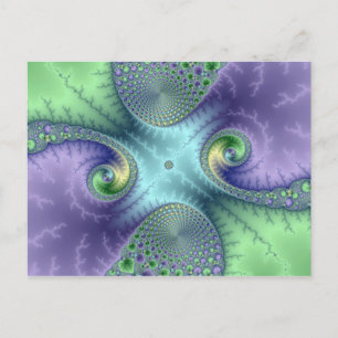 Fruktiga slingor - Fractal vykort