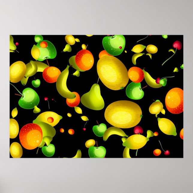 Fruktiga Tapet Poster (Framsidan)