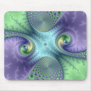 Fruktigt kretsar - fractalen Mousepad Musmatta